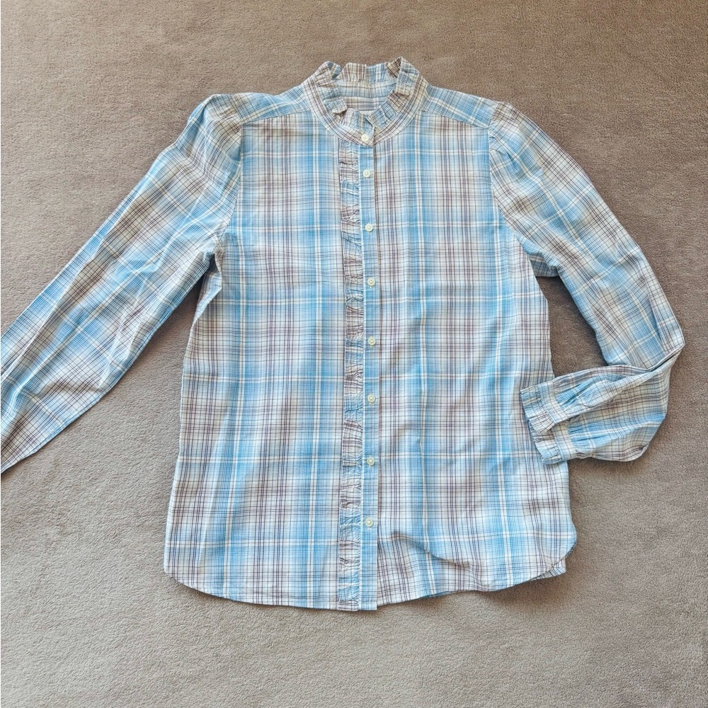 LOFT Multicolor Plaid Shirt